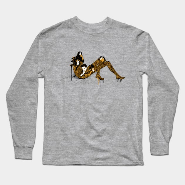 Smoke Long Sleeve T-Shirt by MSB_Art